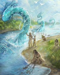 River Surges in Sunlight &mdash; Haven