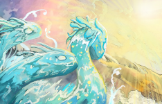 River Surges in Sunlight — Sunshine
